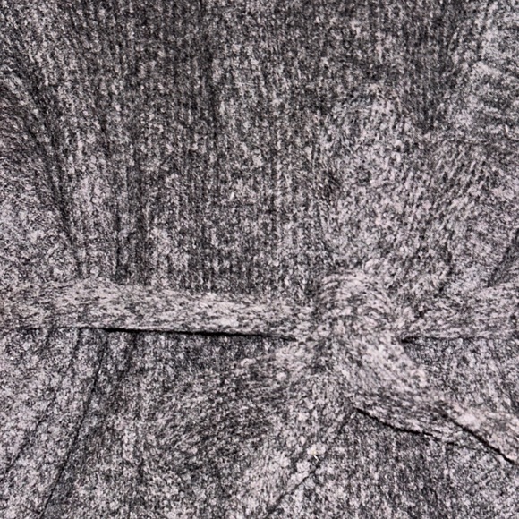 Ted Baker Charcoal Knit Sweater dress w/ slits - Picture 6 of 6